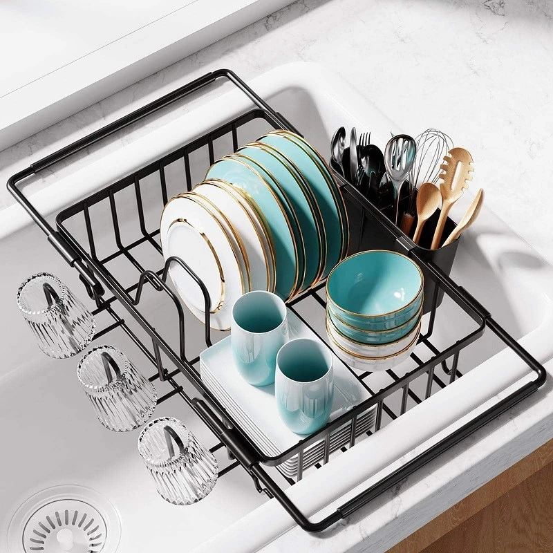expandable over the sink dish drainer expandable over the sink dish drainer